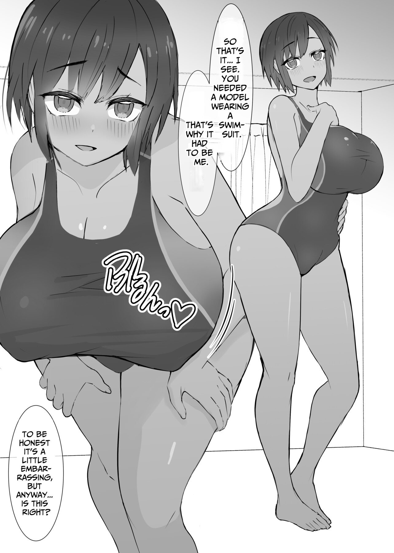 Hentai Manga Comic-When I Asked My Classmate In The Swimming Club If She Could Be My Art Model-Read-3